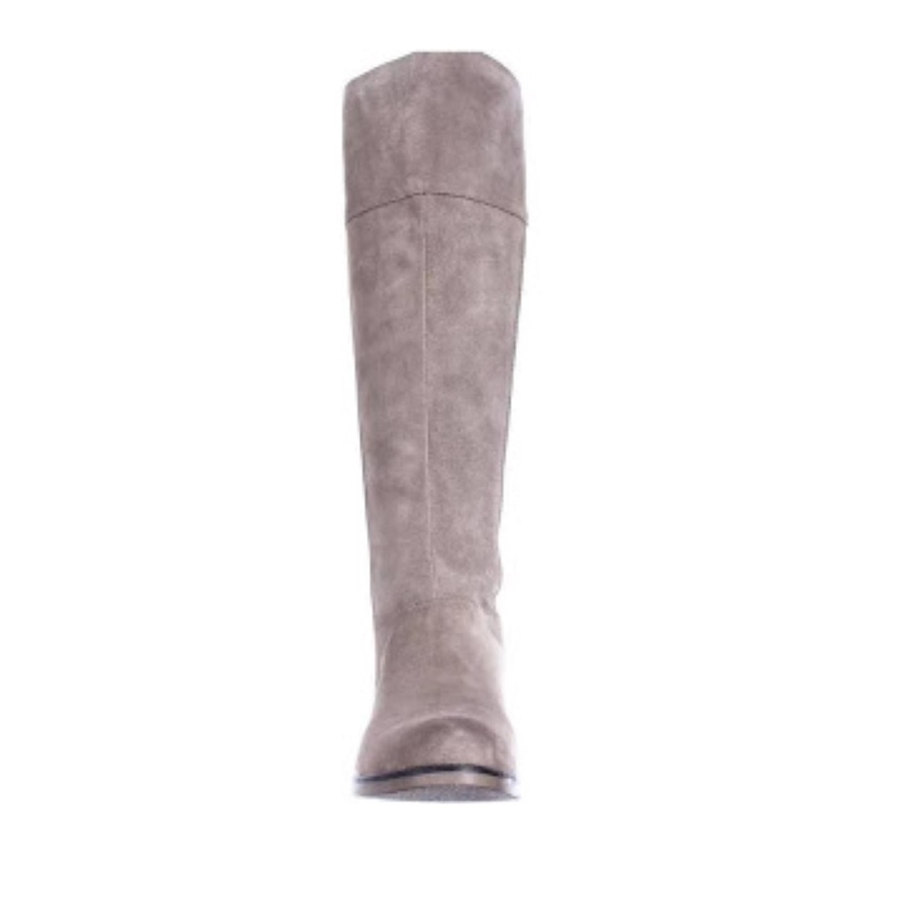 Distressed Equestrian Riding Genuine Suede Boots - Picture 4 of 8